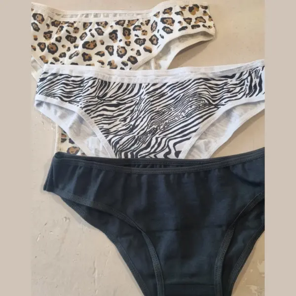 ART.PN1500 PACK X3 VEDETINA ALGODON Y LYCRA ESTAMPADA