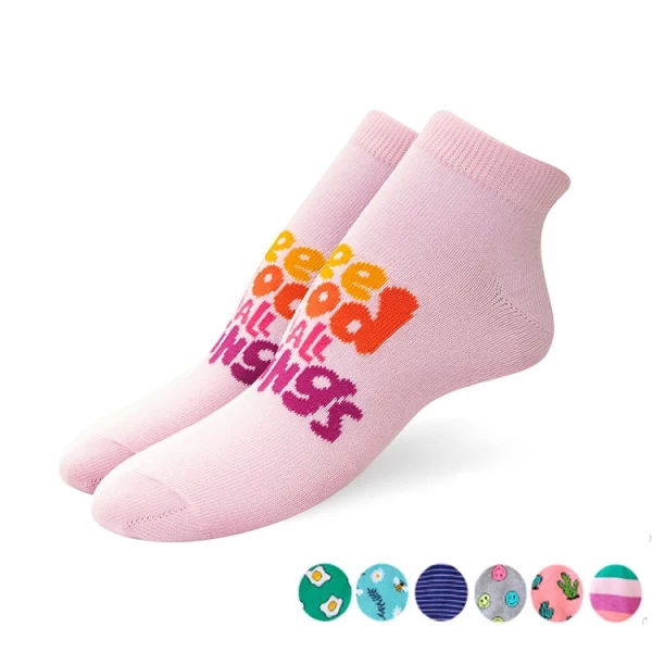 ART.PE101ES PACK X3 MEDIAS DAMA SOQUETE ESTAMPADO