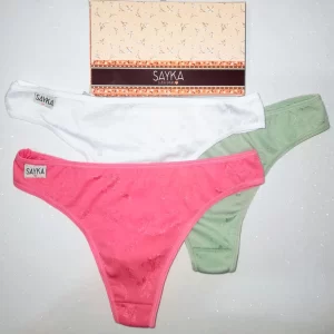 ART.SA10130 PACK X3 COLALESS MICROFIBRA JACQUARD