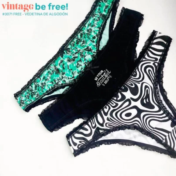 ART.VI3071FREE PACK X3 VEDETINA DE ALGODON TALLE ESPECIAL ESTAMPADO