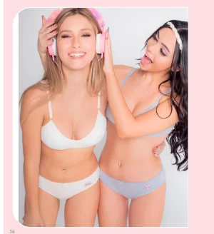 VI458_fylo_lenceria ART.VI458 CONJUNTO PRE TEEN ALGODON LISO CON CULOTTE Y CORPIÑO ARMADO