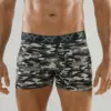 ART.XY1362 BOXER ALGODON LYCRA PINZA CENTRAL CAMUFLADO