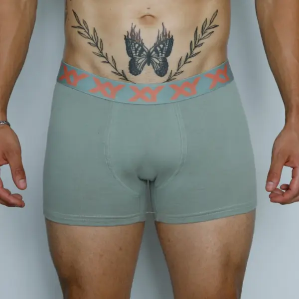 ART.XY1387 BOXER ALGODON LYCRA LISO