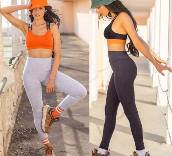 ART.BR G5 CALZA FTNESS DE ALGODON Y LYCRA