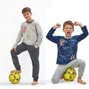 ART.LX24911 PIJAMA DE JERSEY VARON ESTAMPADO ITS GAME DAY