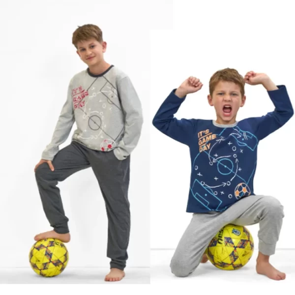ART.LX24911 PIJAMA DE JERSEY VARON ESTAMPADO ITS GAME DAY