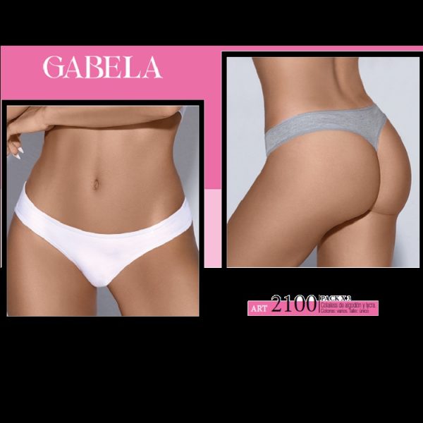ART.GA2100 PACK X3 BOMBACHAS COLALESS ALGODÓN Y LYCRA LISA UNICO