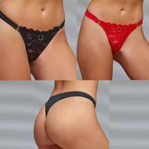 TI2757_fylo_lenceria ART.TI2757 PACK X3 COLALESS DE PUNTILLA Y MICROFIBRA