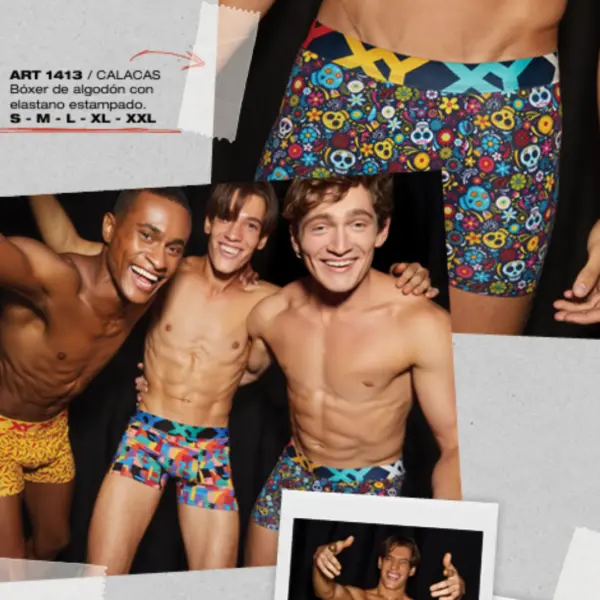 ART.XY1413 BOXER ALGODÓN Y LYCRA CALACAS