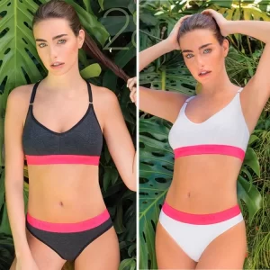 ART.ME285 CONJUNTO DEPORTIVO ALGODÓN Y LYCRA CON ELÁSTICO FUCSIA