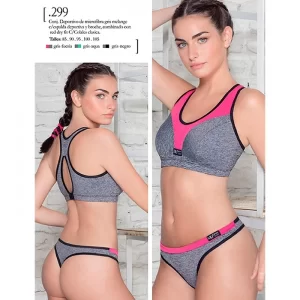 ART.ME299 CONJ SPORT MICROF BACK SPORT BROCHE CON COLALESS