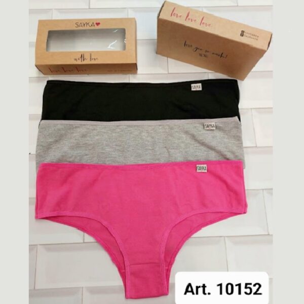 ART.SA10152 PACK X3 BOMBACHA CULOTTE ALGODÓN BÁSICA