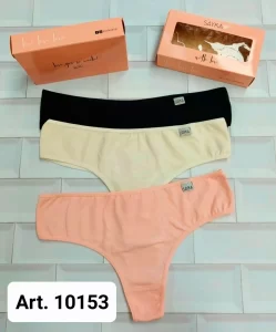 SA10153_fylolenceria ART.SA10153 PACK X3 BOMBACHAS CULOTTELESS ALGODON Y LYCRA BASICO