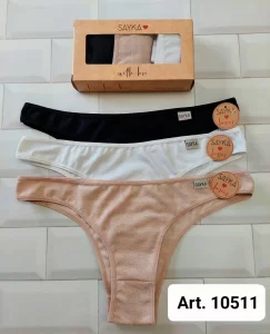 SA10511_fylolenceria ART.SA10511 PACK X3 BOMBACHAS VEDETINA MICROFIBRA DESAGUJADA