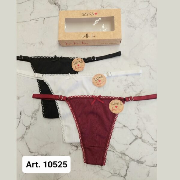 ART.SA10525 PACK X3 BOMBACHA COLALESS MICROFIBRA MORLEY CON BRETEL REGULABLE UNICO