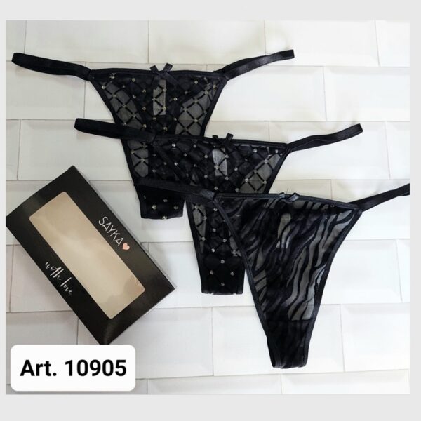 ART.SA10905 PACK X3 BOMBACHA COLALESS TUL CON BRETEL REGULABLE UNICO