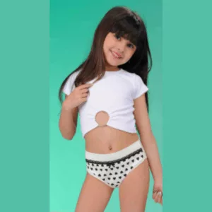 3 ART.2134P PACK DE VEDETINAS CON CINTURA ESTAMPA DE CORAZONES