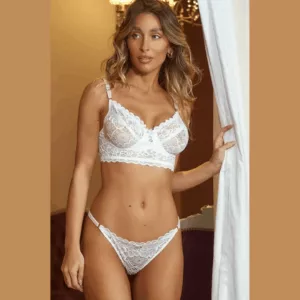 ART.MN5248 CONJUNTO CON ARO DE PUNTILLA Y COLALESS