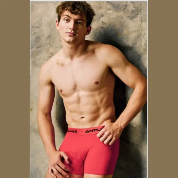 ART.ANT1240 BOXER CORTE DEPORTIVO LISO. ALGODÓN Y LYCRA CON ELÁSTICO SUBLIMADO.