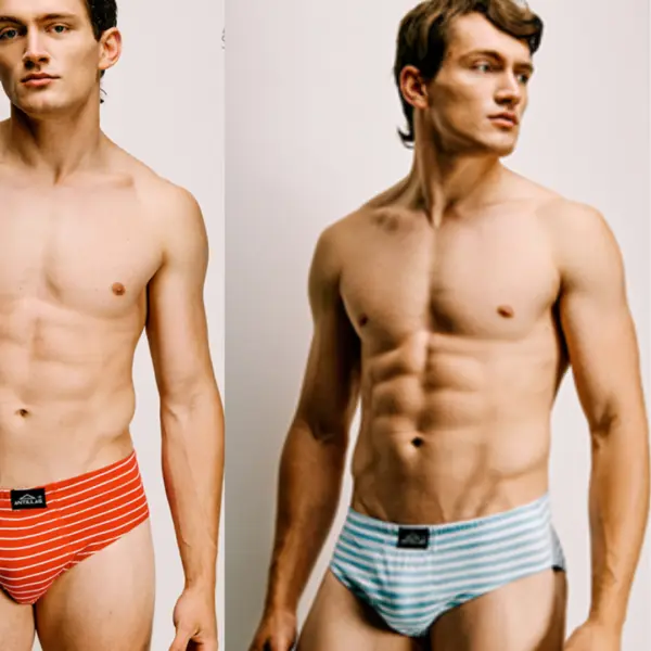 ART. ANT670 SLIP JERSEY DE ALGODÓN RAYADO. CON ELÁSTICO EMBUTIDO ANCHO.