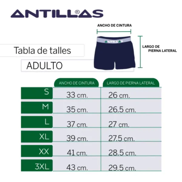 ART.ANT850 BOXER LISO JERSEY DE ALGODÓN CON BOTÓN