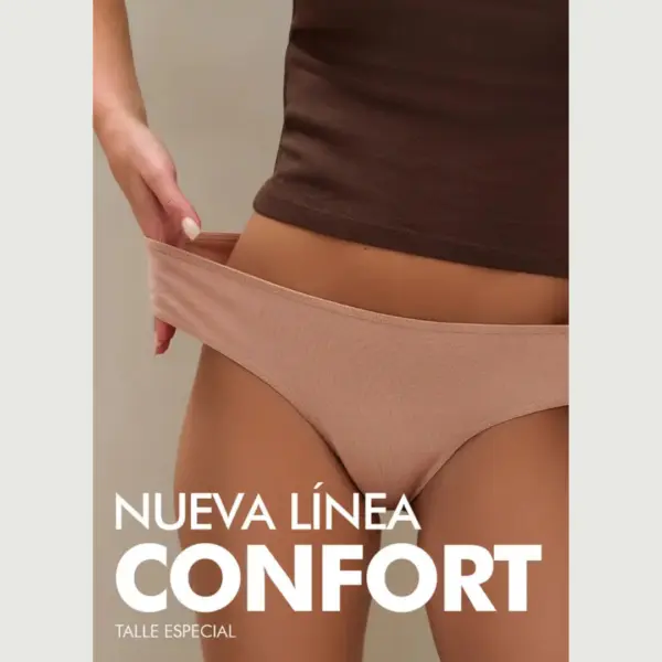 ART.MK10252 PACK X2 COLALESS TALLE ESPECIAL DE ALGODÓN