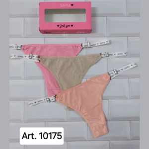 SA10175C ART.SA10175 PACK X3 COLALESS ALGODÓN Y LYCRA ELASTICO PERSONALIZADO