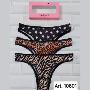 ART.SA10601 PACK X3 VEDETINA MICROFIBRA ESTAMPADA