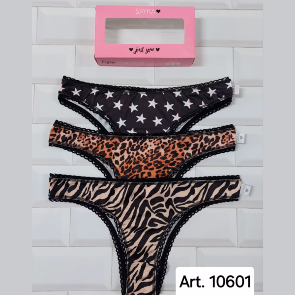 ART.SA10601 PACK X3 VEDETINA MICROFIBRA ESTAMPADA