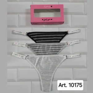 ART.SA10175 PACK X3 COLALESS ALGODÓN Y LYCRA ELASTICO PERSONALIZADO
