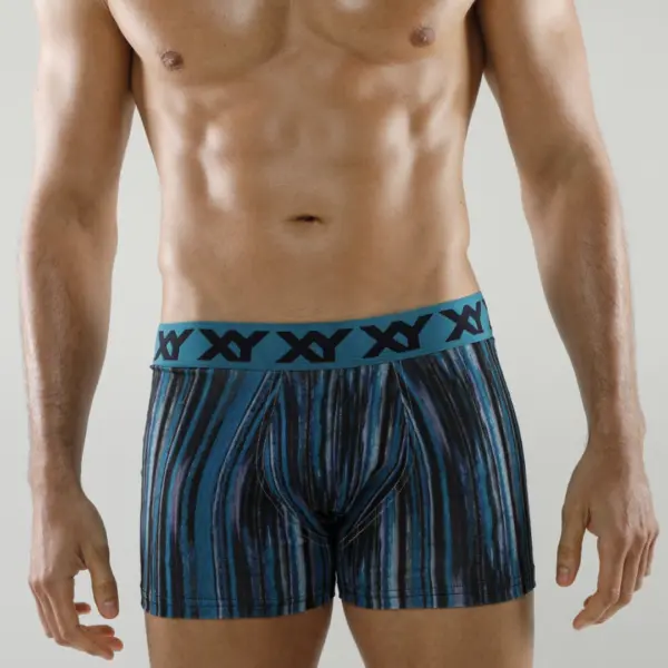 ART.XY1439 BOXER ESTAMPADO DE ALGODON STRIPE