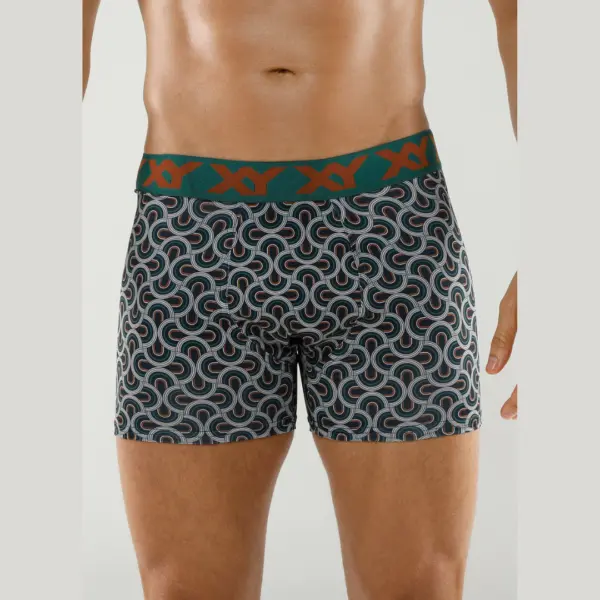 ART.XY1458 BÓXER DE ALGODÓN CON LYCRA ESTAMPADO