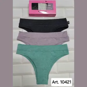 ART_10421_INTI_LENCERIA ART.SA10421 PACK X3 VEDETINA DE ALGODÓN Y LYCRA CON CINTURA Y DOBLADILLO