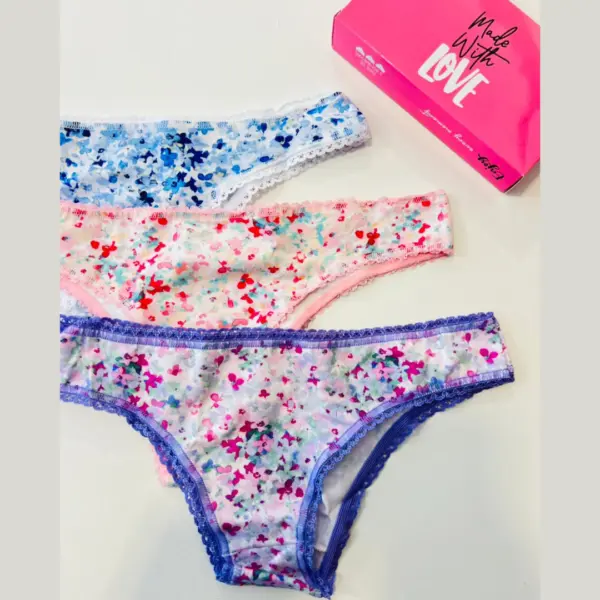 ART.SA10211 PACKX3 DE VEDETINAS ALGODON Y LYCRA ESTAMPADA
