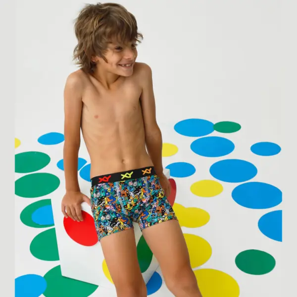 ART.XY1099 BOXER DE NIÑO ALGODÓN ESTAMPADO