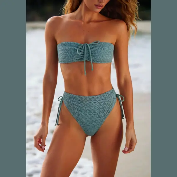 ART.BR DELTA BIKINI TOP CROCHET DE LYCRA PREMIUM Y LESS TIRO ALTO REGULABLE EN LATERAL.