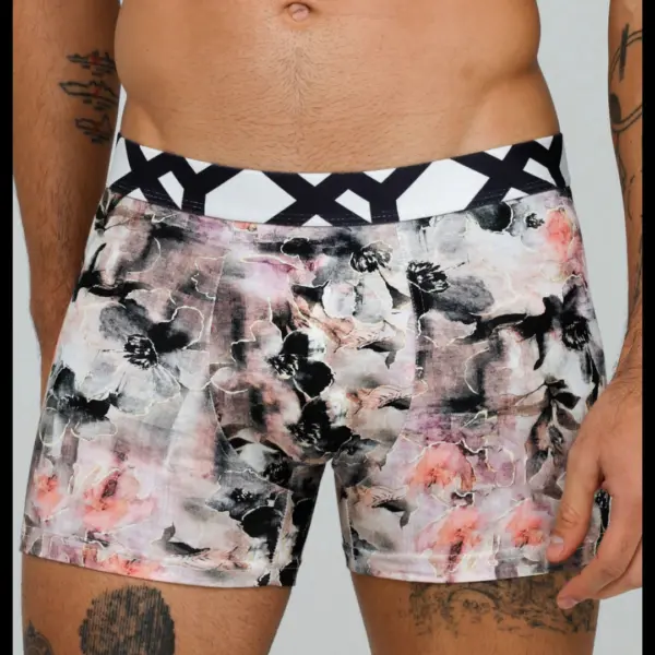 ART.XY1461 BOXER BRUSH DE ALGODON ELASTANO ESTAMPADO