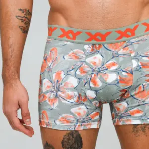 1 ART.XY1465 BOXER MAGNOLIA DE ALGODÓN ELASTANO ESTAMPADO