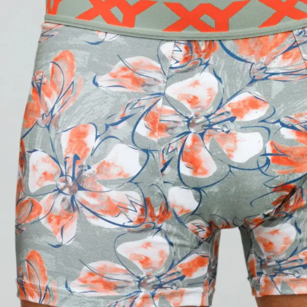 ART.XY1465 BOXER MAGNOLIA DE ALGODÓN ELASTANO ESTAMPADO